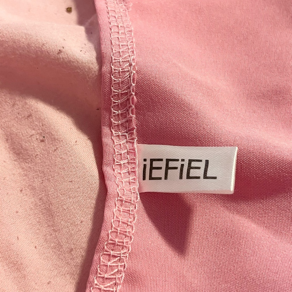 iEFiEL Women's Pink Maxi Dress